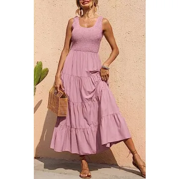 PRETTYGARDEN Women's Flattering Summer Maxi Dress