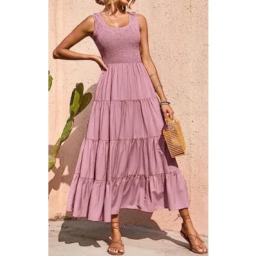 PRETTYGARDEN Women's Flattering Summer Maxi Dress