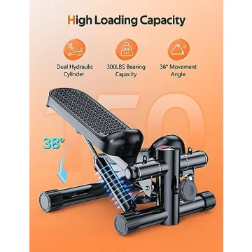 KitGody Mini Stepper with Resistance Bands for Home Workouts