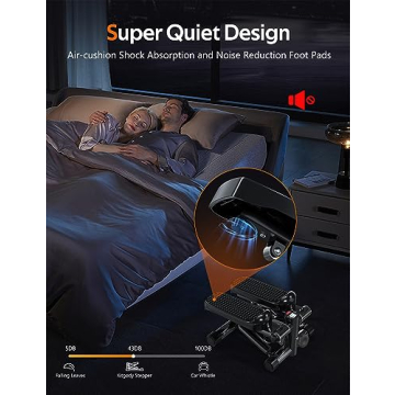 KitGody Mini Stepper with Resistance Bands for Home Workouts