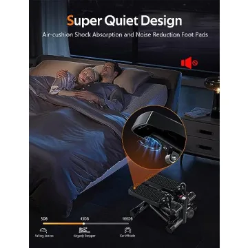 KitGody Mini Stepper with Resistance Bands for Home Workouts