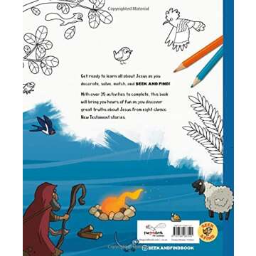 Seek and Find: New Testament Activity Book – Fun Learning for Kids!