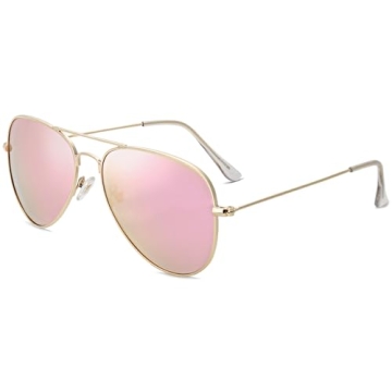 SOJOS Classic Aviator Polarized Sunglasses for Men Women