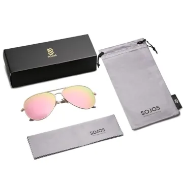SOJOS Classic Aviator Polarized Sunglasses for Men Women