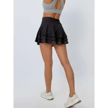 Trendy Queen Women's Tennis Skirt with Shorts & Pockets