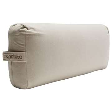Manduka Yoga Bolster Pillow - Lightweight, Versatile, Stylish