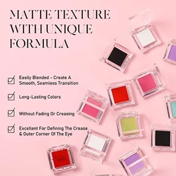 BEPHOLAN Matte Pink Eyeshadow Palette for Bright Looks