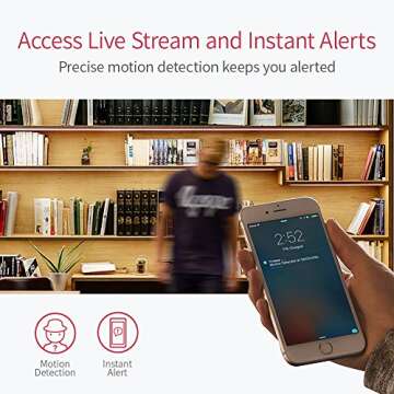 YI Home Camera, IP Security Surveillance System with Night Vision on iOS, Android App - Cloud Service Available(Home Camera 4pc)