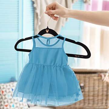 Minnie Mouse Velvet Hangers Set of 25 for Girls' Closet