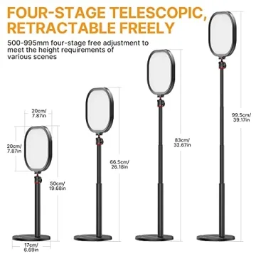 K7 LED Key Light - Perfect Clarity for Streaming