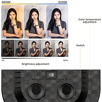 K7 LED Key Light - Perfect Clarity for Streaming