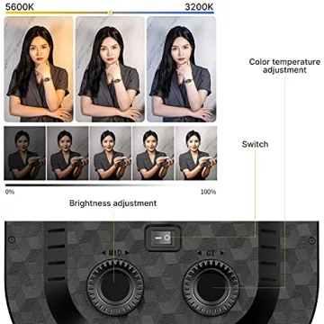 K7 LED Key Light - Perfect Clarity for Streaming