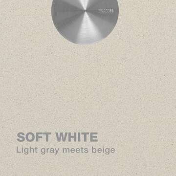 BLANCO IKON Silgranit Farmhouse Kitchen Sink 27" Soft White