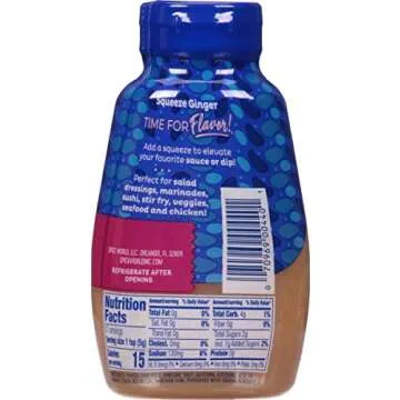 Spice World Squeezable Minced Ginger - 10 Oz Bottle