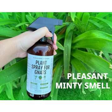 Kate's Garden Plant Spray for Insects & Getting Rid of Gnats. Fungus Gnat Killer & Bug Spray for Indoor Plants (16oz, Pet Safe, Non Toxic)