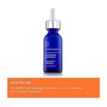 Dr. Dennis Gross B³Adaptive SuperFoods™ Rescue Super Serum. For Worry Lines, Flareups, and Dullness, 1.0 fl oz