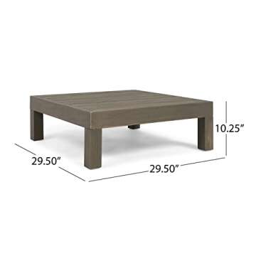 Christopher Knight Home 318126 Oana Coffee Table, Gray