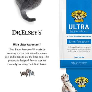 Dr. Elsey's Litter Box Attractant - Ultra Litter Attractant - 20 oz Pouch - Feline Behavior Modifica...