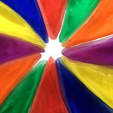 Multi-Color Rhythm Scarves for Dance Performance Pack