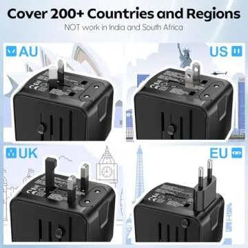 JMFONE International Travel Adapter Universal Power Adapter Worldwide