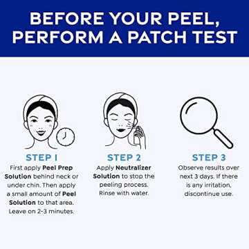 MedPeel Glycolic Acid 50% Essential Peel Kit, Includes Peel, Prep, Neutralizer, Medium Strength Chemical Face Peel, Minimize Fine Lines, Wrinkles, Dark Spots, All Skin Tones, 1oz/30ml (Kit of 3)