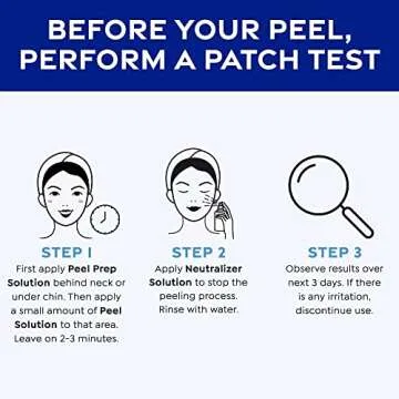 MedPeel Glycolic Acid 50% Essential Peel Kit, Includes Peel, Prep, Neutralizer, Medium Strength Chemical Face Peel, Minimize Fine Lines, Wrinkles, Dark Spots, All Skin Tones, 1oz/30ml (Kit of 3)