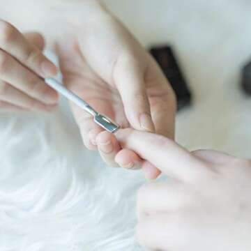 Utopia Care Cuticle Pusher Tool and Spoon Nail Cleaner - Professional Grade Stainless Steel Cuticle Remover and Cutter - Durable Manicure and Pedicure Tool - for Fingernails and Toenails (Silver)