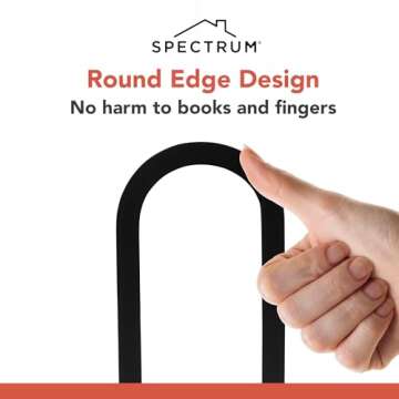 Spectrum Book Ends – Stylish Metal Book Holders for All