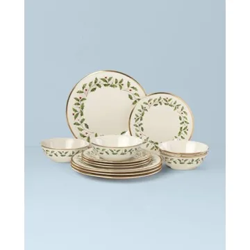 Lenox Holiday 12-Piece Dinnerware for Festive Occasions