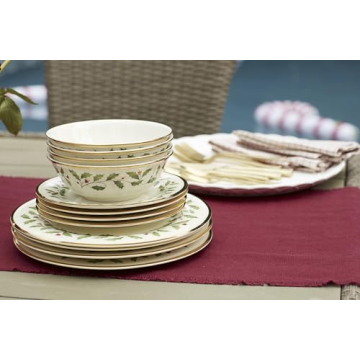 Lenox Holiday 12-Piece Dinnerware for Festive Occasions