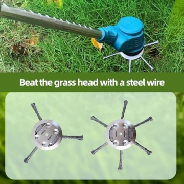 Durable Steel Wire Grass Trimmer Head for Easy Yard Work