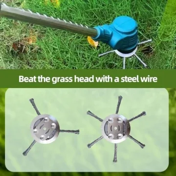 Durable Steel Wire Grass Trimmer Head for Easy Yard Work