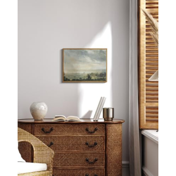 InSimSea Unique Vintage Wall Art Framed Canvas Decor