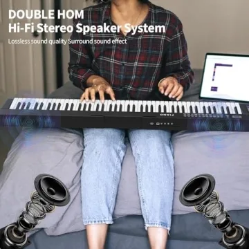 Digital Piano for Beginners with 88 Semi-Weighted Keys