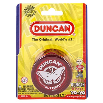 Duncan Butterfly Yo-Yo for Beginners - Durable Red Toy