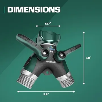 2WAYZ Heavy Duty Hose Splitter for Effortless Gardening