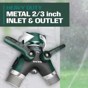 2WAYZ Heavy Duty Hose Splitter for Effortless Gardening