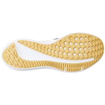 NIKE Women's Sneaker, White Pink Spell Black Wheat Gold, 8.5