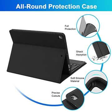 Smart Wireless Keyboard Case for iPad Air & Pro