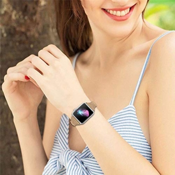 Stylish OULUCCI Genuine Leather Apple Watch Bands for Women