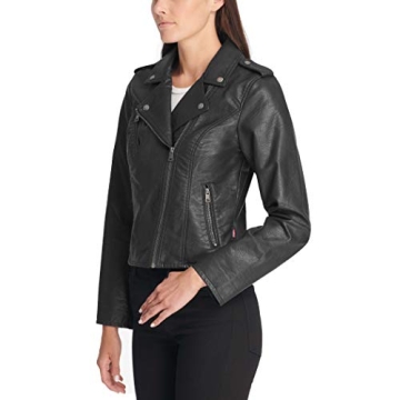 Levi's Women's Faux Leather Moto Jacket - Stylish & Versatile