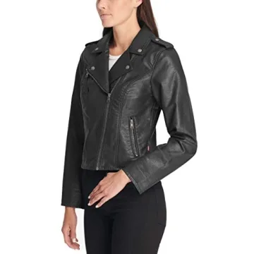 Levi's Women's Faux Leather Moto Jacket - Stylish & Versatile