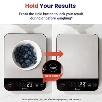 Etekcity Smart Nutrition Scale - 22lb Bluetooth Scale