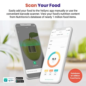 Etekcity Smart Nutrition Scale - 22lb Bluetooth Scale