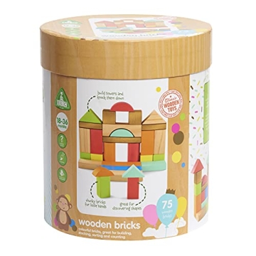 Early Learning Centre Wooden Bricks for Kids 18-36M