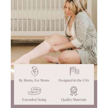 Kindred Bravely Compression Socks for Pregnancy Comfort