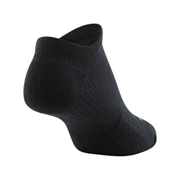 Peds Women's Moisture Wicking Low Cut Socks With X-wrap Arch Support, Multipairs, Black (6-Pairs), Shoe Size: 5-10
