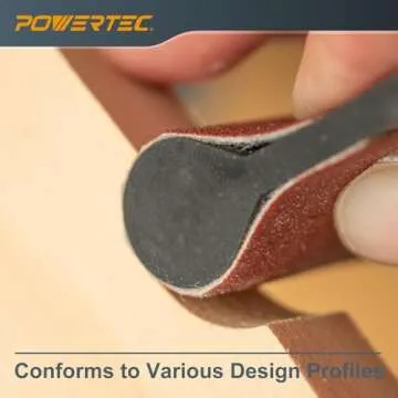 POWERTEC Flexible Contour Sanding Grips Set for Precision SANDING