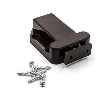 8 Pack Push Latch，Touch Latch Safe Push Latch，Rebound self-Locking Device，Open Catch Lock Drawer Cabinet Catch Touch Latch Cupboard Bedroom