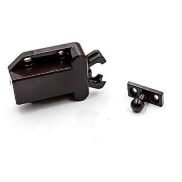 8 Pack Push Latch，Touch Latch Safe Push Latch，Rebound self-Locking Device，Open Catch Lock Drawer Cabinet Catch Touch Latch Cupboard Bedroom